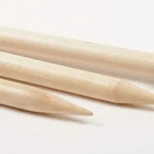 AGUJA DE PUNTO EN MADERA DE ABEDUL 35 CM