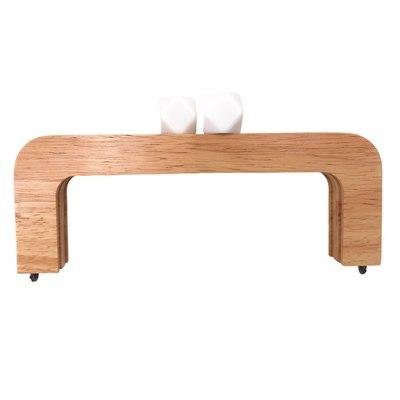 Boquilla de madera cuadrada 22cm Blanca