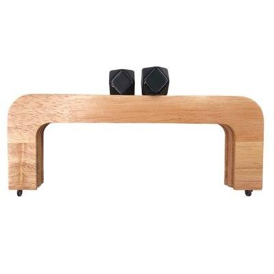 Boquilla de madera cuadrada 22cm Negra