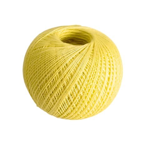 Algodón S para bordado Amarillo Palido