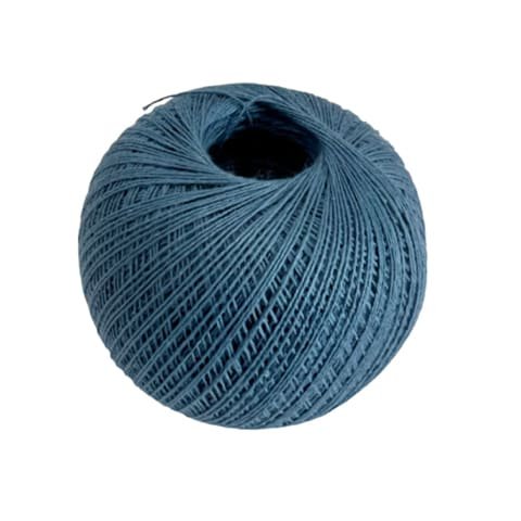 Algodón S para bordado azul acero