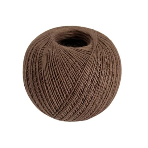 Algodón S para bordado marron choco