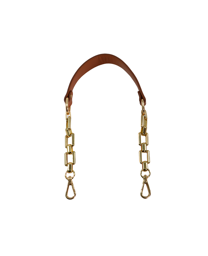 Asa bolso con cadena y simil cuero