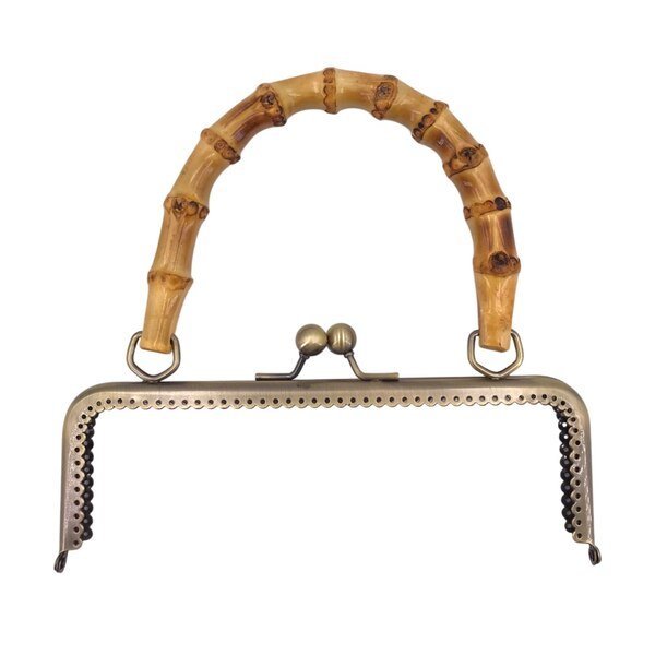 Boquilla monedero asa Bambú 21 cm