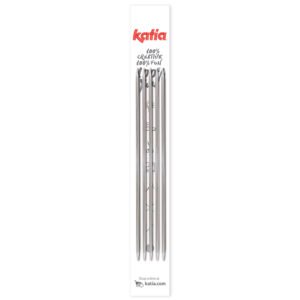Agujas doble punta aluminio 20cm